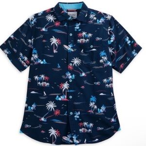 DISNEY TOMMY BAHAMA BUTTON UP 2xL NAVY